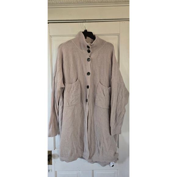 Nap Box-Cut Ample Cardigan, 100% wool size XXXL - Picture 1 of 6